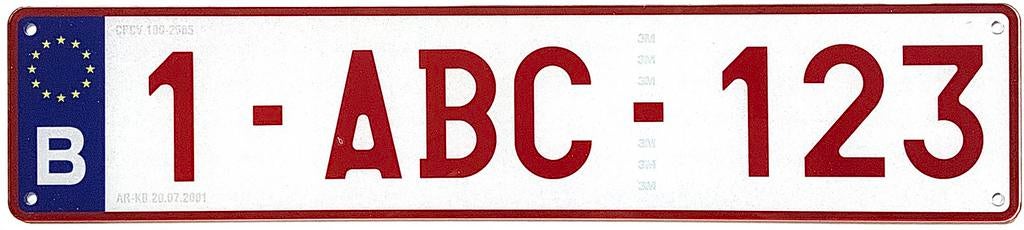 PLEXI-kentekenplaat, ., Nieuw, Ophalen of Verzenden, .