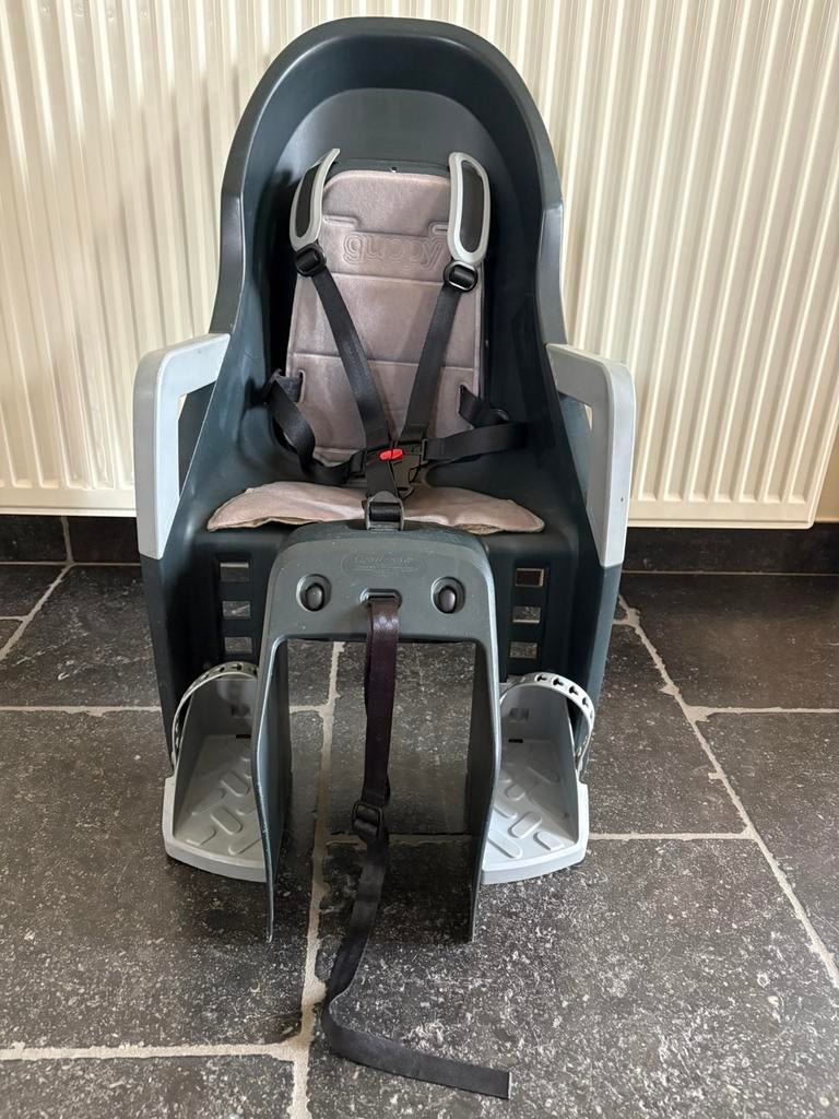 Siège arrière Polisport Guppy, Vélos & Vélomoteurs, Repose-pieds, Enlèvement, Utilisé, 9 à 18 kg