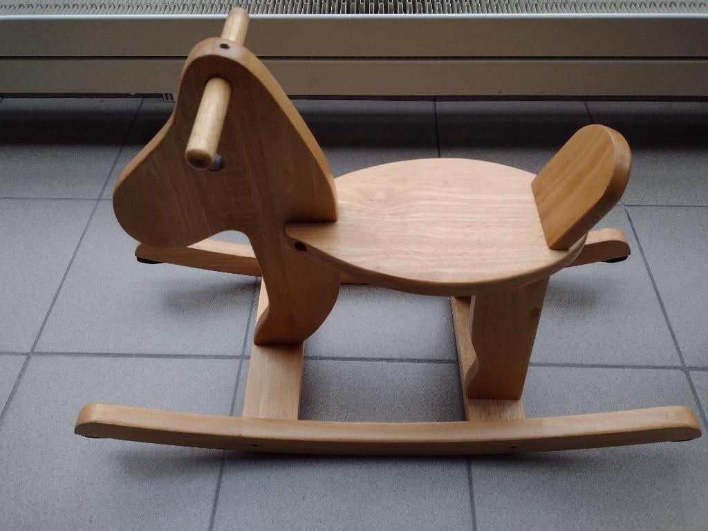 houten schommelpaard, Kinderen en Baby's, Speelgoed | Houten speelgoed, Ophalen, Zo goed als nieuw, Rij- of Hobbelspeelgoed