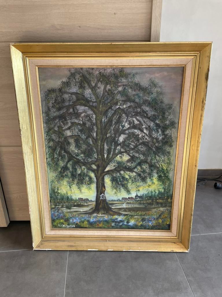 2 olieverfschilderijen uit de jaren ‘70, Antiquités & Art, Enlèvement