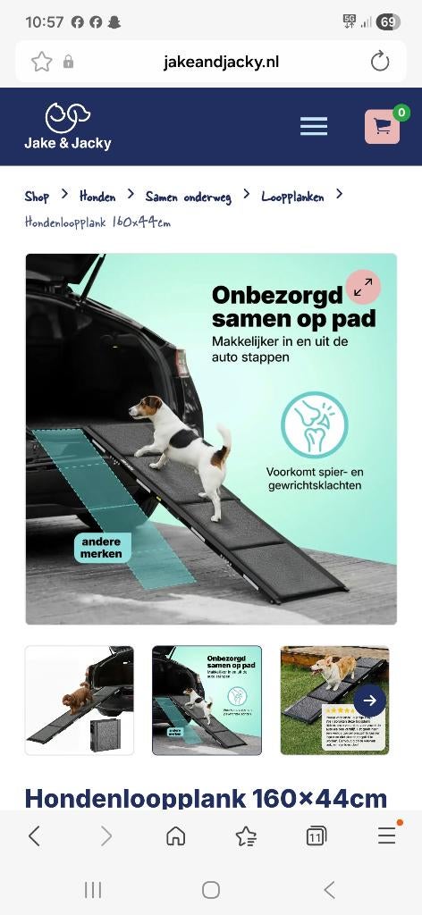 Honden oploop brug nieuw, Dieren en Toebehoren, Ophalen of Verzenden, Nieuw