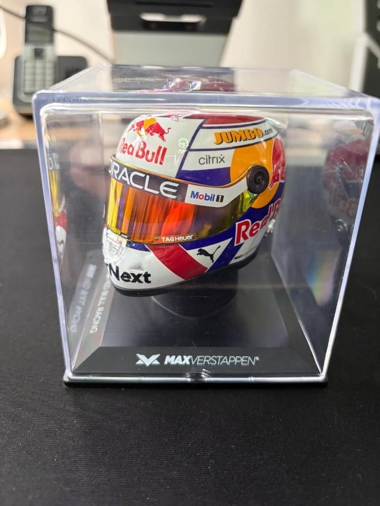Officieel Max Verstappen 1:4 Helm DUTCH GP 2022 (Zandvoort), Verzamelen, Automerken, Motoren en Formule 1, Ophalen, Nieuw, Formule 1
