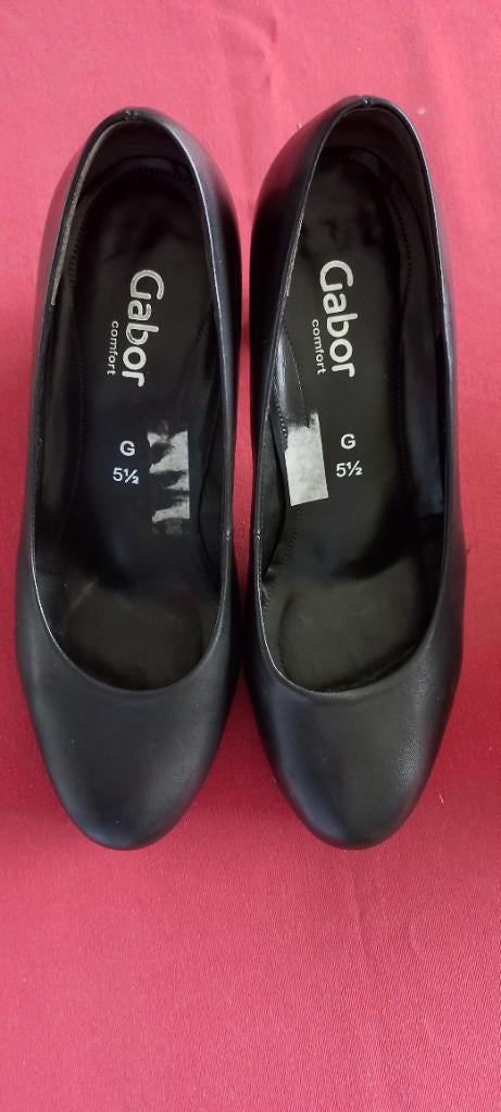 Gabor comfort damesschoenen zwart maat 38,5, Zwart, Gabor, Ophalen of Verzenden, Zo goed als nieuw