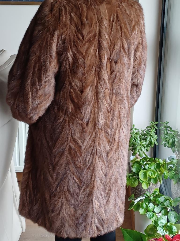 nertsmantel in perfecte staat, Ophalen, Overige typen, Bruin, Maat 42/44 (L)
