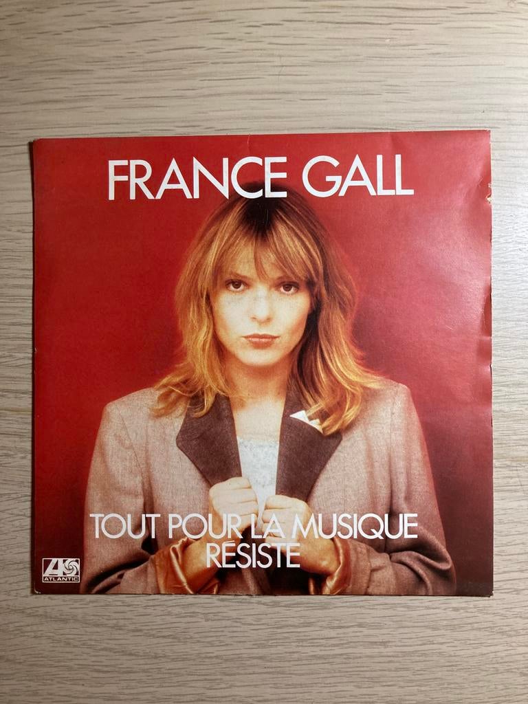 France gall - tout pour la musique / resiste, Cd's en Dvd's, Vinyl Singles, Ophalen, Zo goed als nieuw