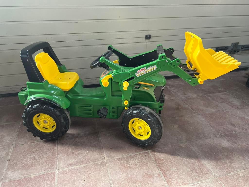 Rolly Toys John Deere 7930 traptractor met lader, Ophalen of Verzenden, Zo goed als nieuw