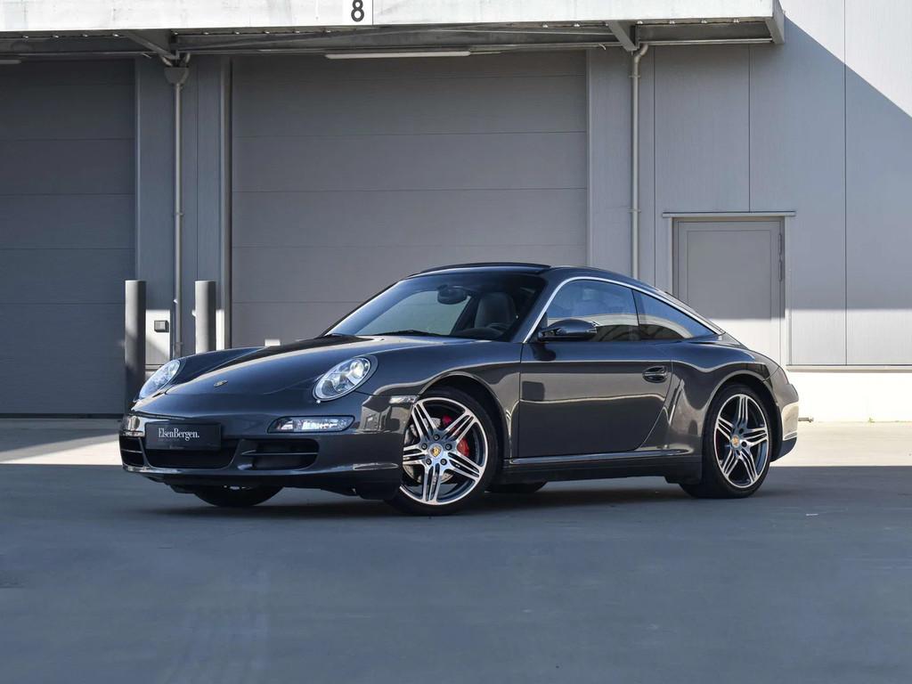 Porsche 911 997 911 Targa 4S - Slate Grey Metallic, Auto's, Porsche, Automaat, 4 zetels, Gebruikt, Zwart