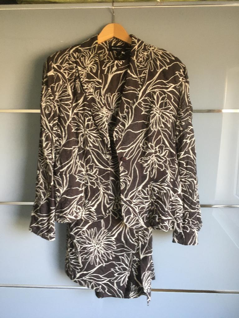 feestkledij/suitekleed, Kleding | Dames, Gelegenheidskleding, Ophalen, Bruin, Maat 46/48 (XL) of groter, Cocktailjurk