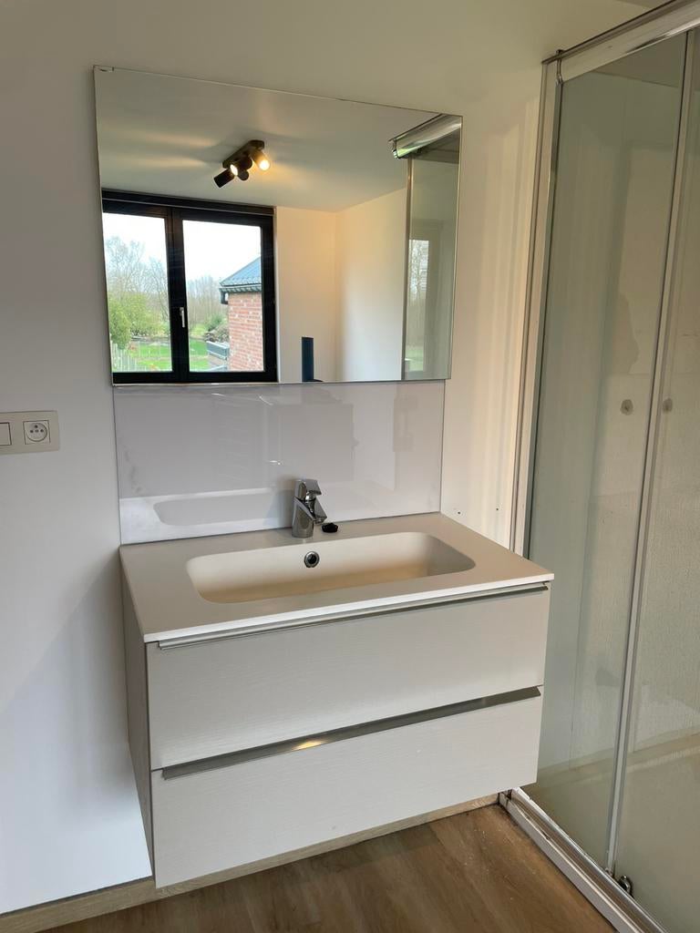 Lavabo meubel Allibert, Huis en Inrichting, Badkamer | Badkamermeubels, Ophalen, Zo goed als nieuw