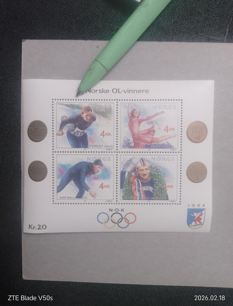 Postzegels Olympia Norske, Ophalen of Verzenden