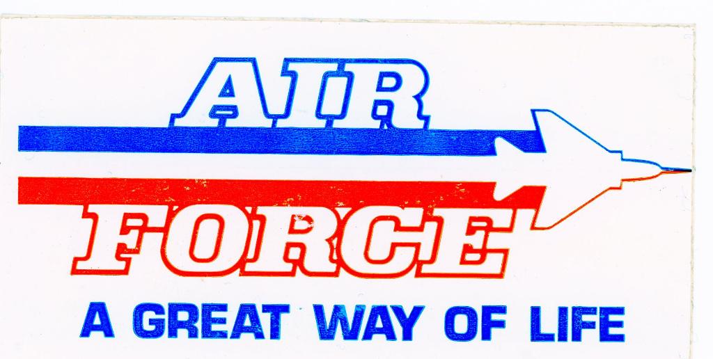 zelfklever - Air Force, a Great Way of Life - USAF, Verzenden, Luchtmacht, Overige typen