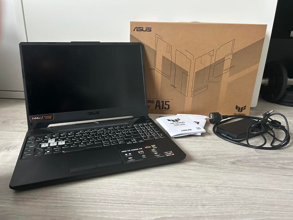 ASUS gaming laptop TUF A15, Informatique & Logiciels, Ordinateurs portables Windows, Enlèvement ou Envoi, Comme neuf, SSD