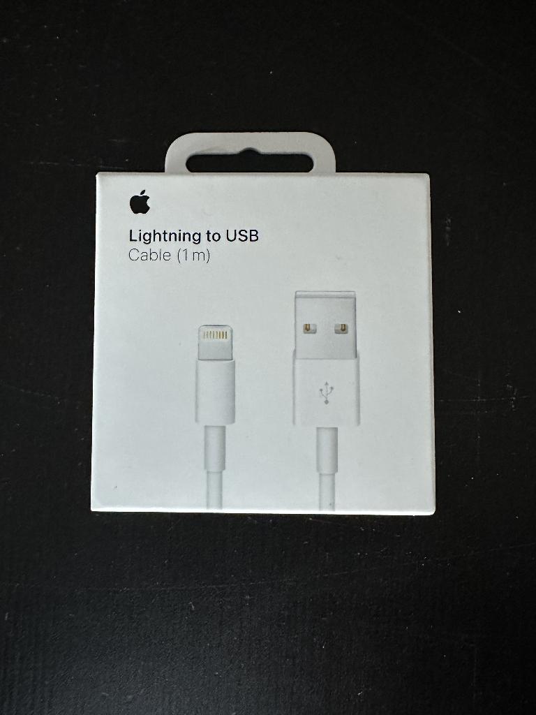 Originele Apple Lightning naar USB Kabel 1m, Ophalen of Verzenden, Nieuw, Apple iPhone