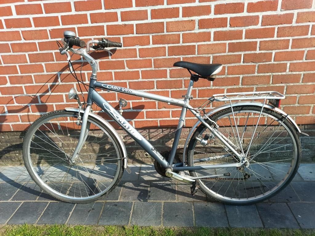Herenfiets Cabo Verde 28 inch, Fietsen en Brommers, Fietsen | Heren | Herenfietsen, Gebruikt, Versnellingen, 49 tot 53 cm, Ophalen