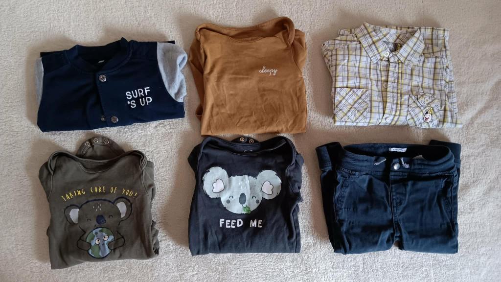 Kleren Maat 86 jongen (6 stuks) met bumbahemd, Kinderen en Baby's, Babykleding | Maat 86, Ophalen, Gebruikt, Jongetje
