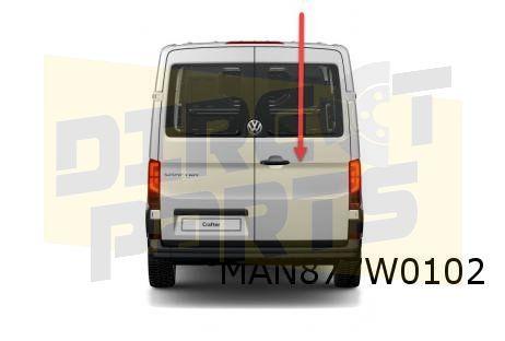 Volkswagen Crafter (9/16-) MAN TGE (5/17-) achterdeur Rechts, Overige automerken, Verzenden, -, Nieuw