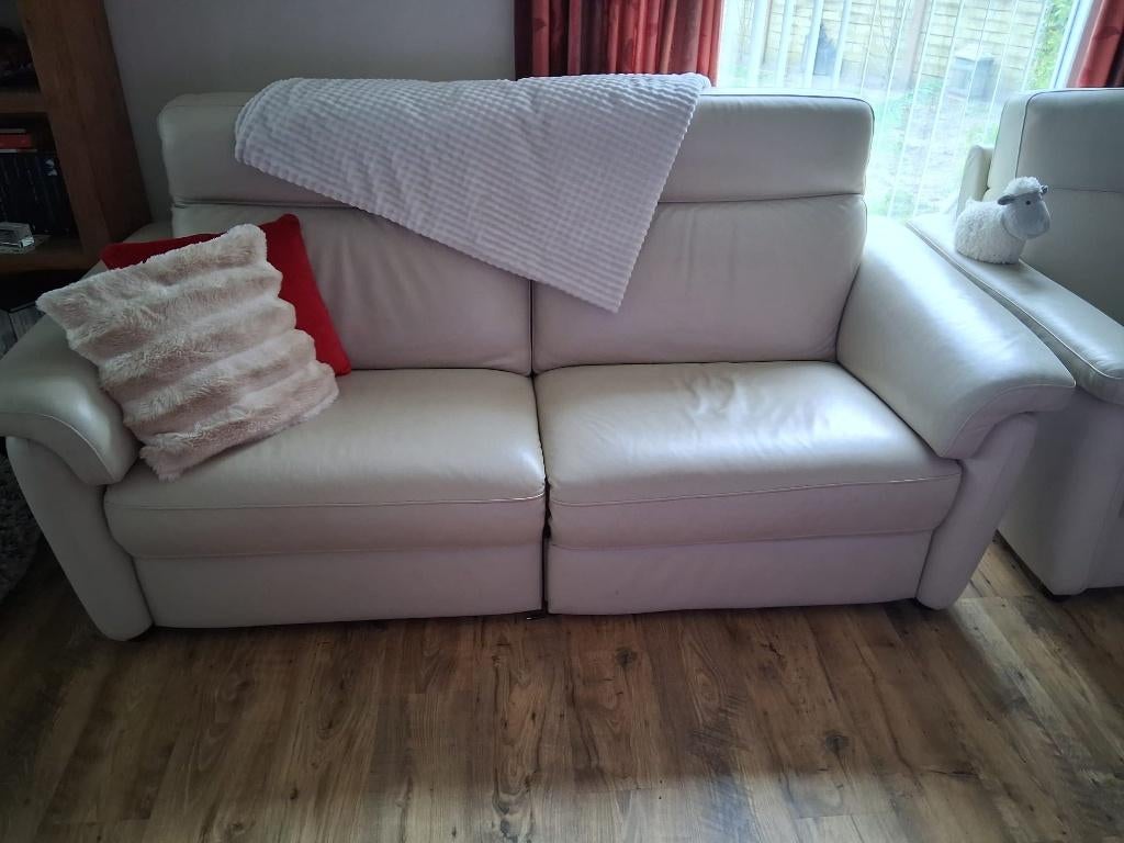 Lederen salon zetels Chateau d'Ax., Huis en Inrichting, Zetels | Zetels, Ophalen