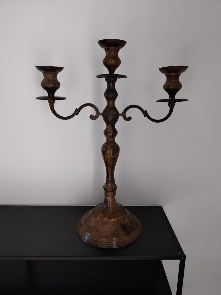 Grote kandelaar
62cm, Ophalen, Koper of Brons