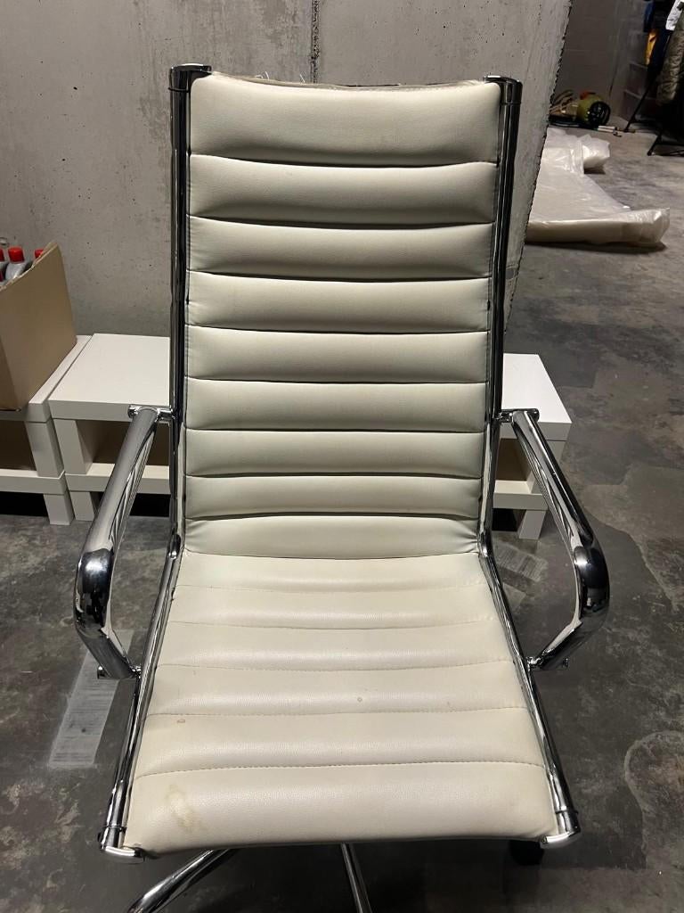 Bureaustoel Sigma, Ophalen, Gebruikt, Wit, Bureaustoel