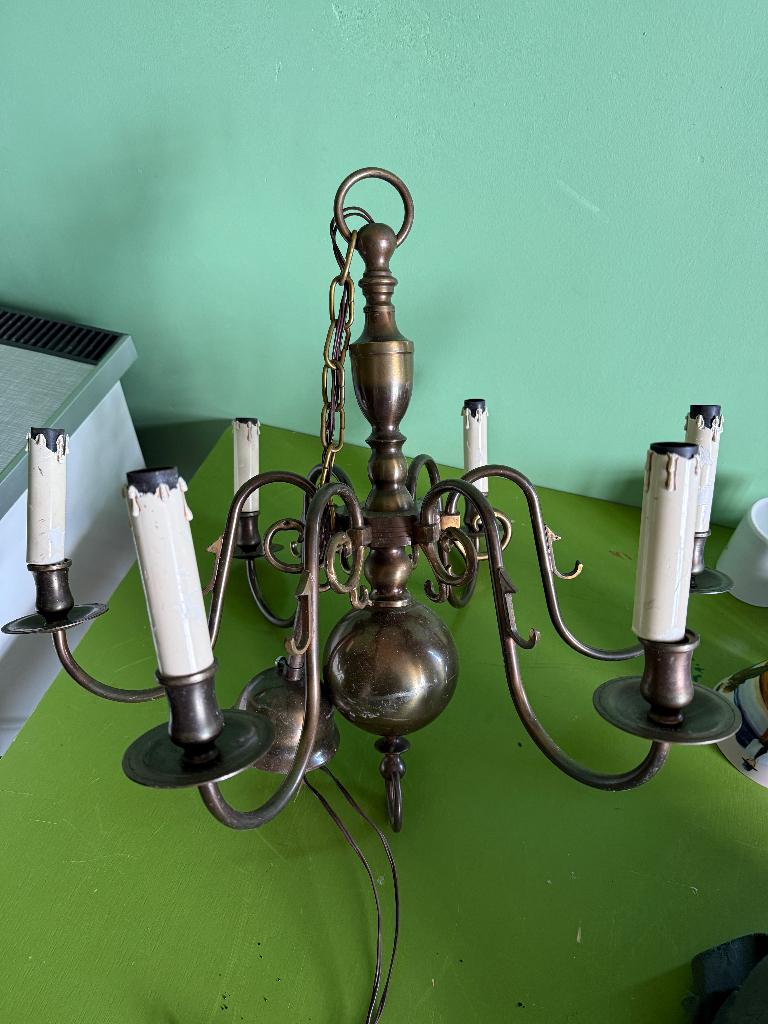 Antieke kroonluchters te koop, Ophalen, Gebruikt