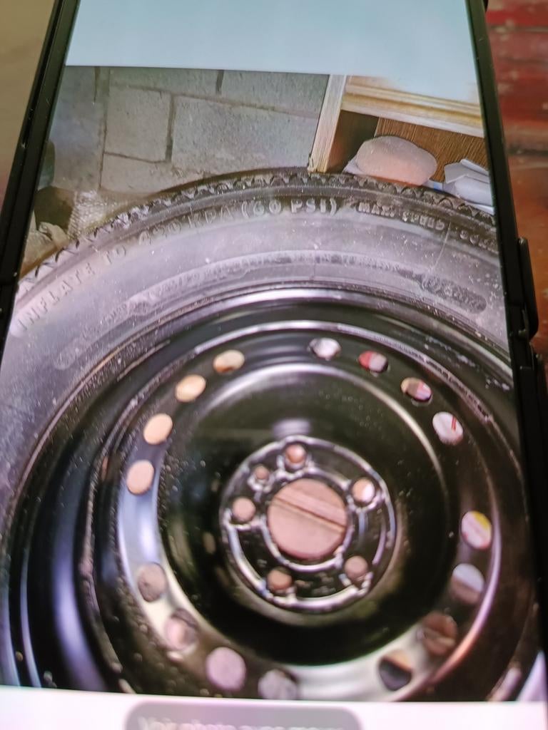 ROUE DE SECOURS POUR F I A T 500  X, Enlèvement, Fiat