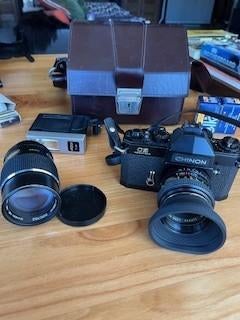 Vintage Chinon CE Memotron, Audio, Tv en Foto, Fotocamera's Analoog, Ophalen of Verzenden, Gebruikt, Overige Merken