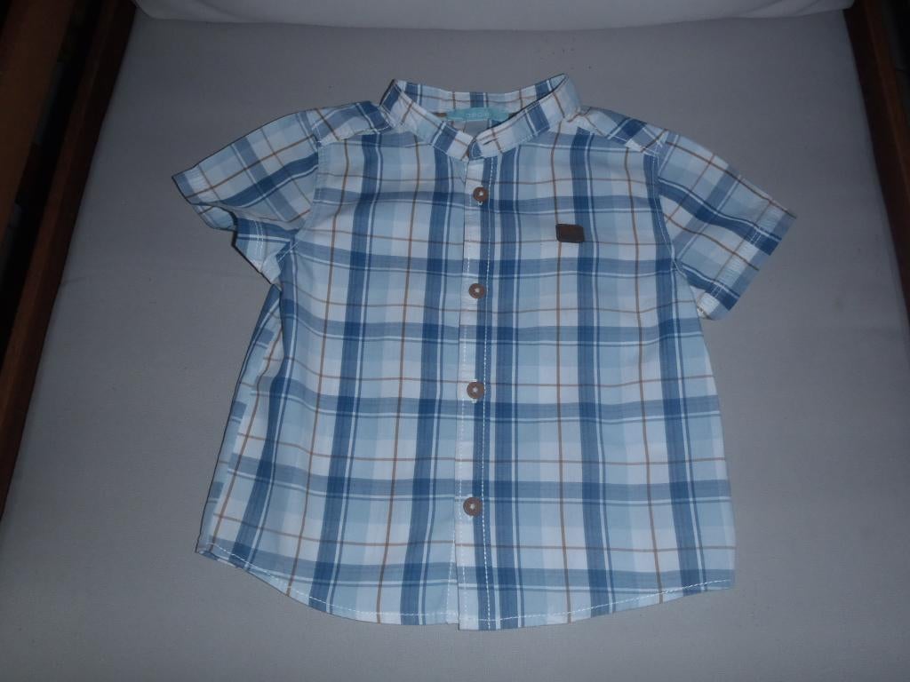Shirt maat 74, Kinderen en Baby's, Babykleding | Maat 74, Ophalen of Verzenden, Zo goed als nieuw, Jongetje, Overhemdje of Bloesje
