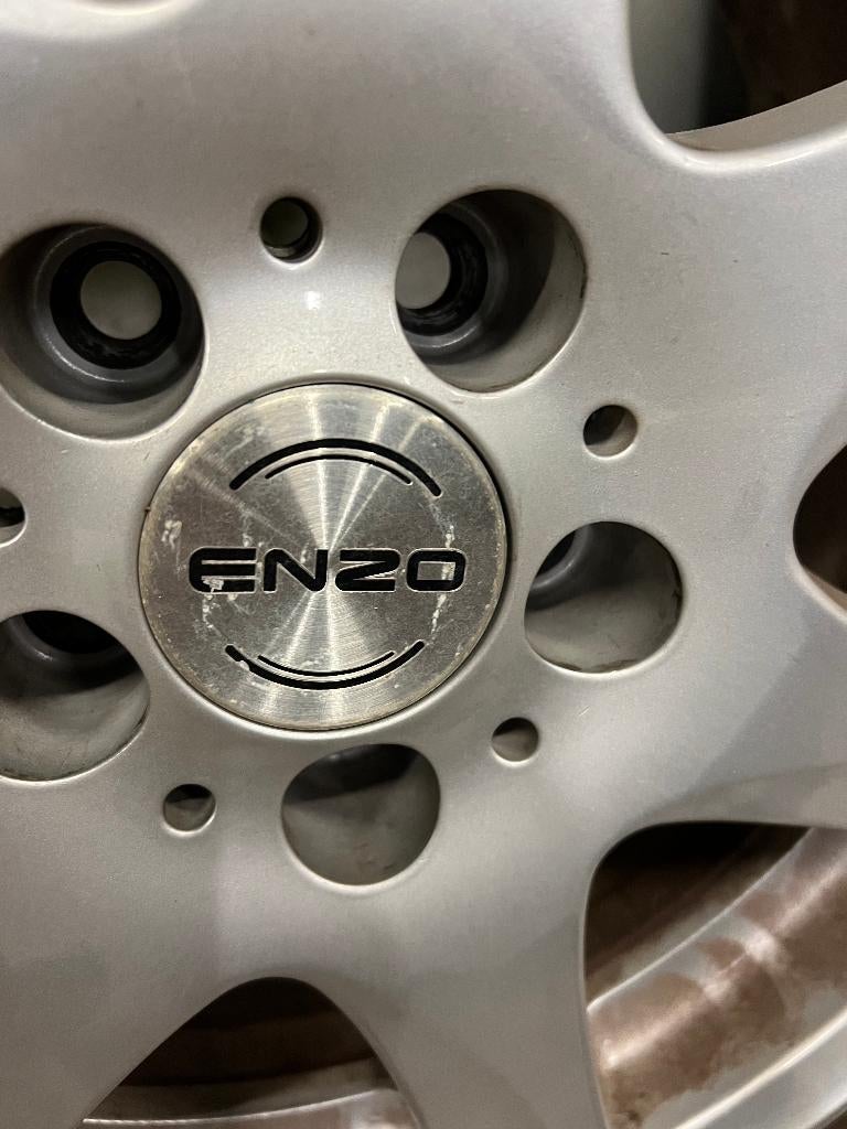 VELGEN ENZO (Incl. winterbanden), Auto-onderdelen, Banden en Velgen, Ophalen, Gebruikt, Velg(en), 16 inch