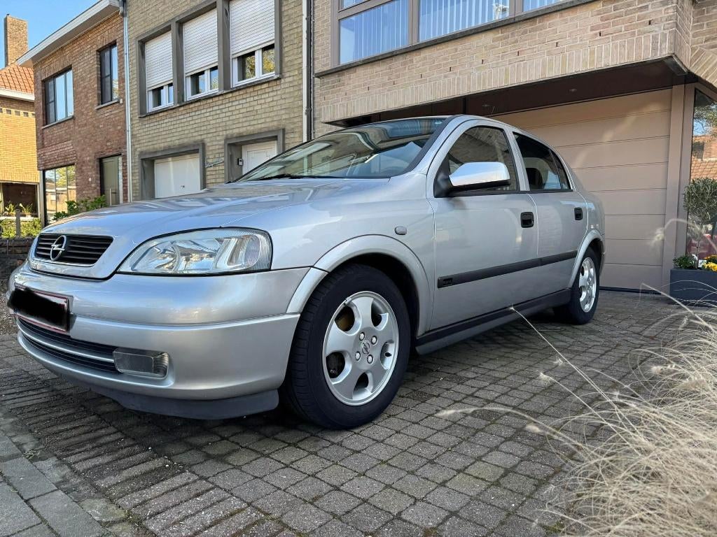 Opel Astra (G) 1.4i 16v 74800km {KEURING + CARPASS}, Auto's, Opel, Particulier, Astra, ABS, Airbags, Airconditioning, Boordcomputer
