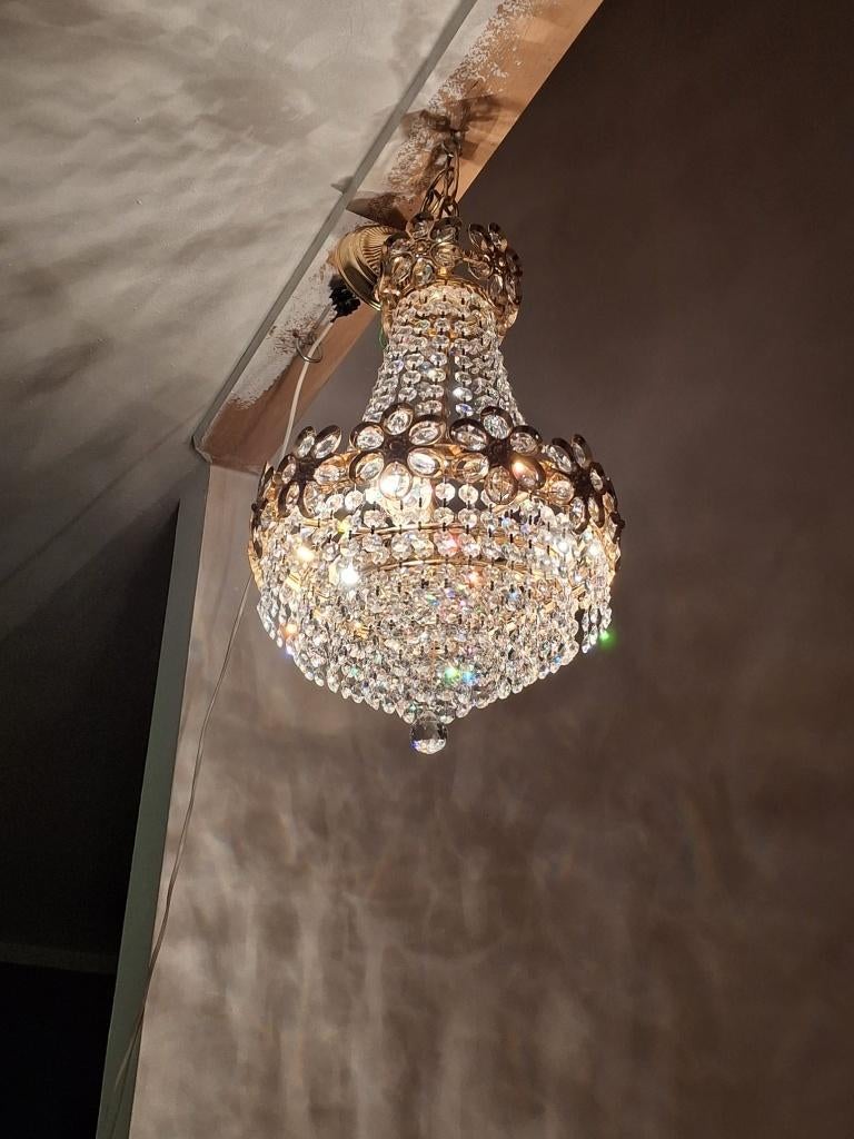 kristallen en antieke luster, Antiek en Kunst, Antiek | Verlichting, Ophalen