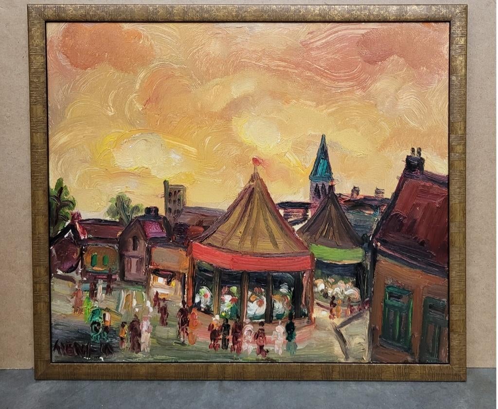 Alfons VERMEIR, Kermis, Antiquités & Art, Art | Peinture | Classique, Enlèvement ou Envoi
