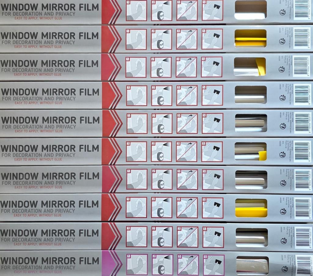 Window Mirror Film, Doe-het-zelf en Bouw, Glas en Ramen, Ophalen of Verzenden, Nieuw, Overige typen