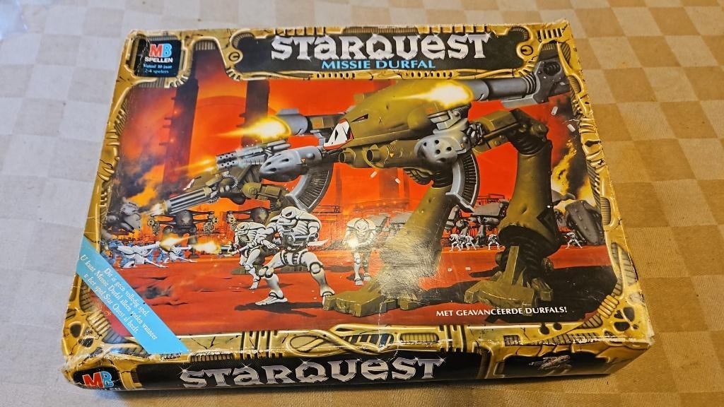 bordspel warhammer jaren 90 MB Starquest Missie Durfal, Hobby en Vrije tijd, Een of twee spelers, Verzenden, Nieuw, MB spelen
