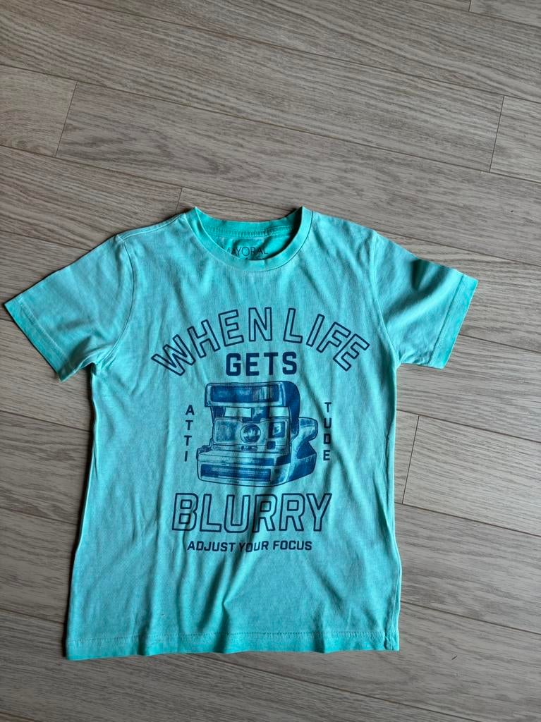 Turquoise t shirt Mayoral, Verzenden, Gebruikt, Jongen, Shirt of Longsleeve