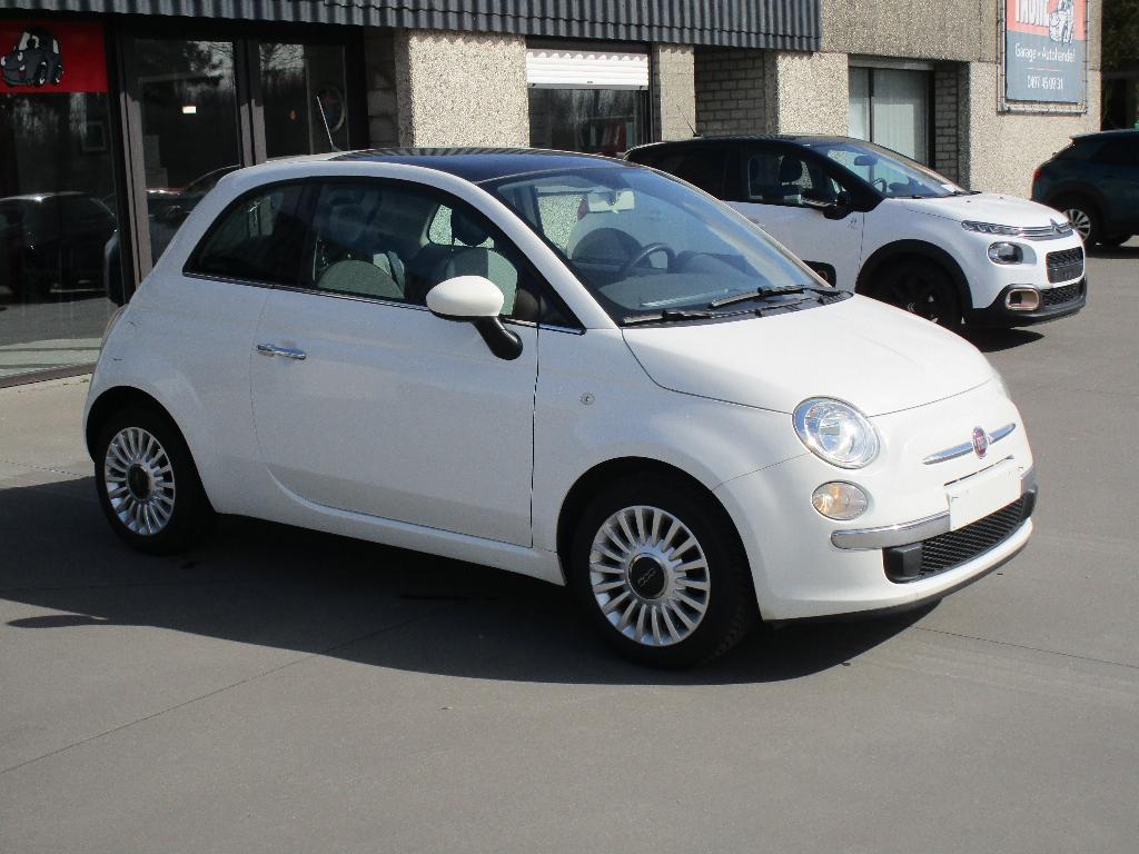 fiat 500 1.2 3/2014 83700 km panoramischdak airco alu velgen, Auto's, Fiat, Voorwielaandrijving, 4 zetels, Stof, Euro 6