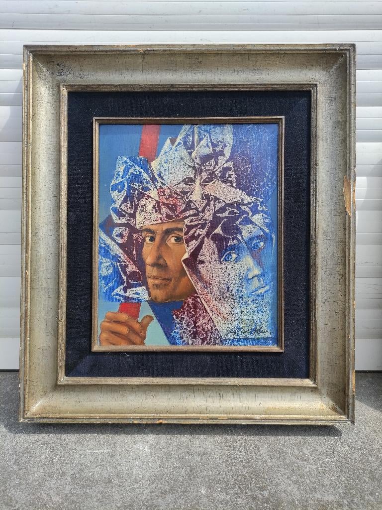 huile sur toile signe jean pierre alaux, Antiquités & Art, Art | Peinture | Classique, Enlèvement ou Envoi