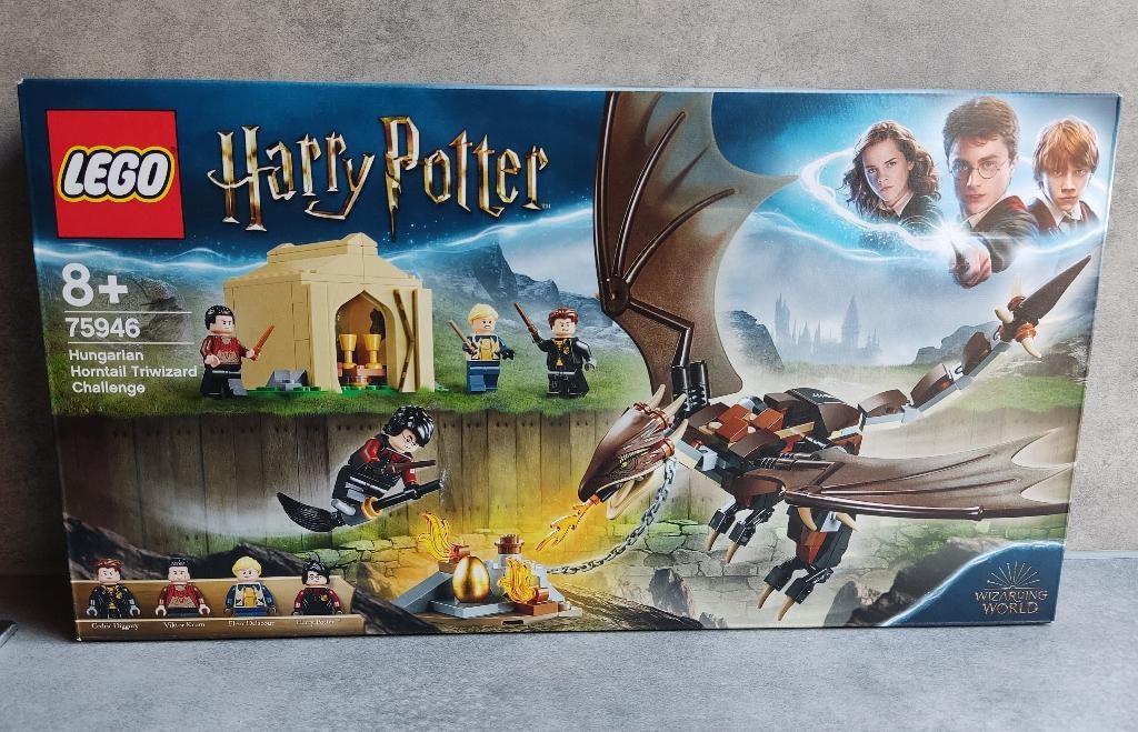 lego harry potter 75946 hongaarse hoornstaart toverschool, Kinderen en Baby's, Speelgoed | Duplo en Lego, Nieuw, Lego, Complete set