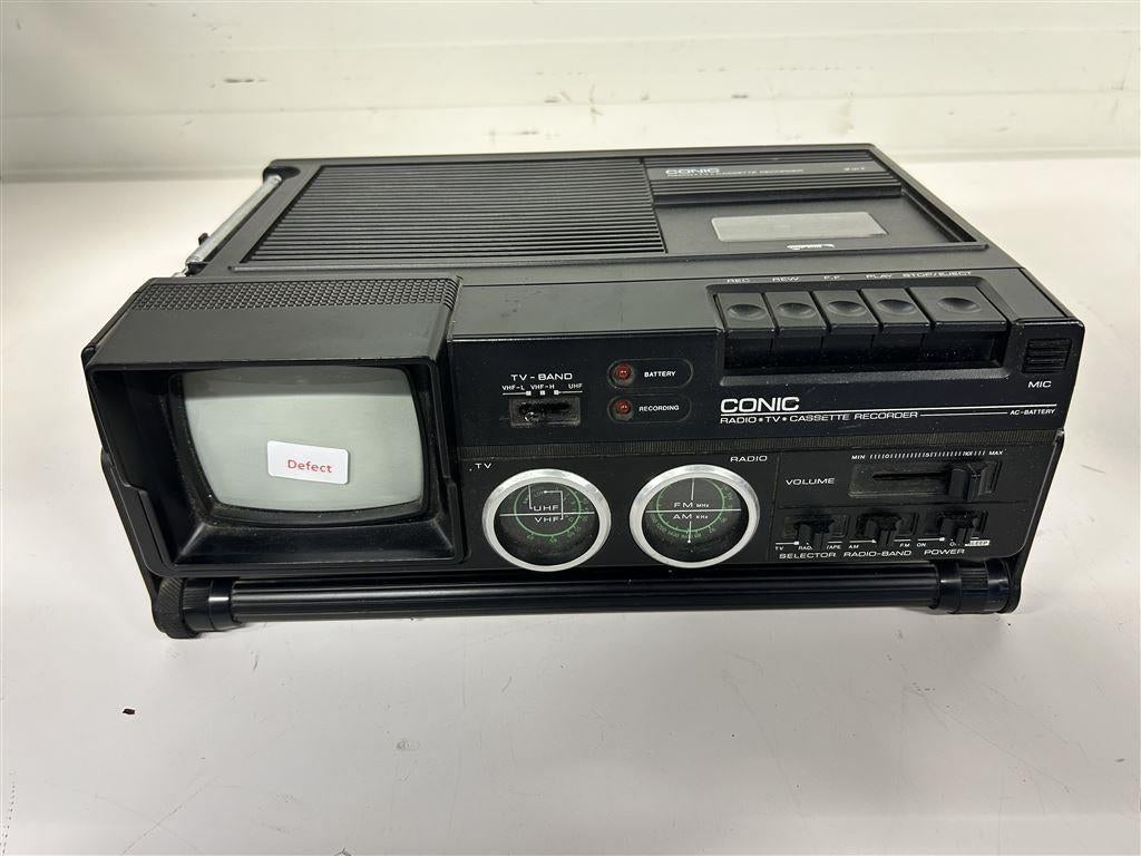 A7235. Conic radio tv cassette recorder, TV, Hi-fi & Vidéo, Decks cassettes, Enlèvement ou Envoi