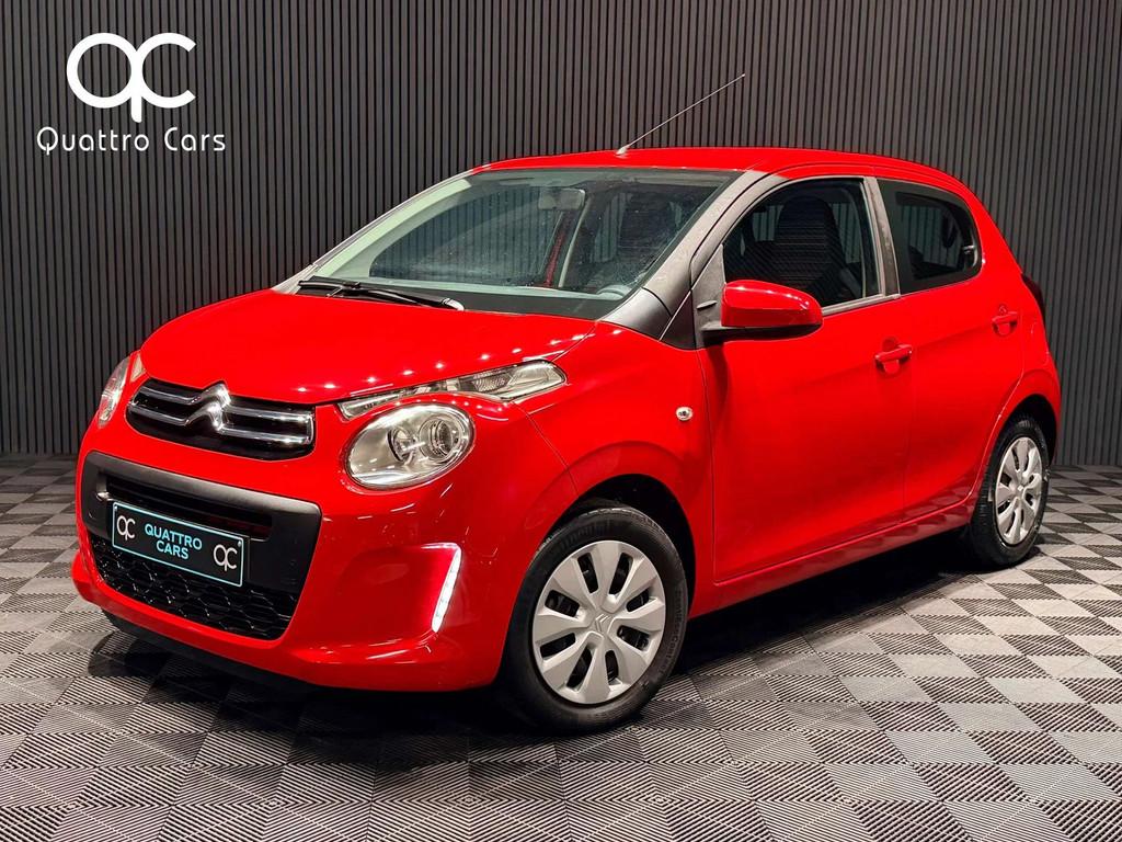 Citroën C1 1.0 VTi - 5 Portes - 33.000 KM - Garantie 12 Moi, Autos, Citroën, Rouge, Achat, 998 cm³, Euro 6