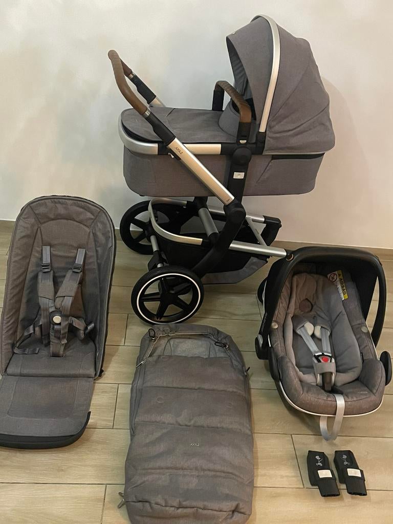 Joolz Day + Gorgeous Grey Kinderwagen 3-in-1 Compleet Set, Kinderen en Baby's, Buggy's, Zo goed als nieuw, Maxi-Cosi, Voetenzak