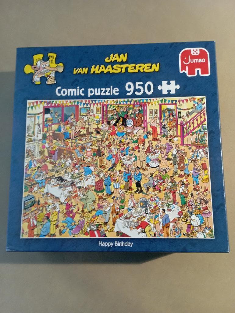 Jan van Haasteren  Happy Birthday, Hobby en Vrije tijd, Denksport en Puzzels, Ophalen of Verzenden, 500 t/m 1500 stukjes, Zo goed als nieuw