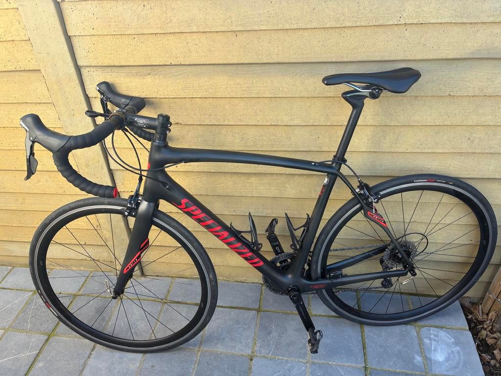 Specialized Roubaix SL4 Sport  - Roval wielset - maat 56, Gebruikt, Carbon, 53 tot 57 cm, Ophalen