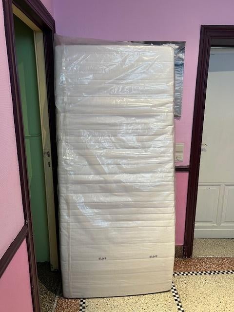 matras, Ophalen, 90 cm, Eenpersoons, Zo goed als nieuw