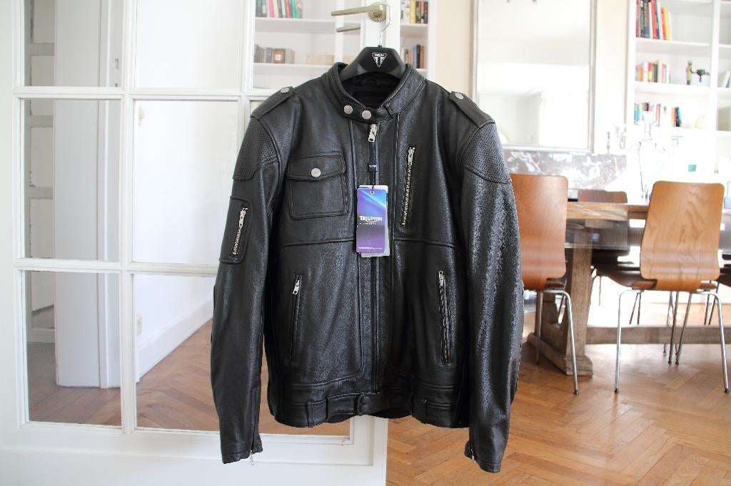 Nieuwe leren motorjas van Triumph, Ophalen of Verzenden, Nieuw met kaartje, Dames, Jas | leer