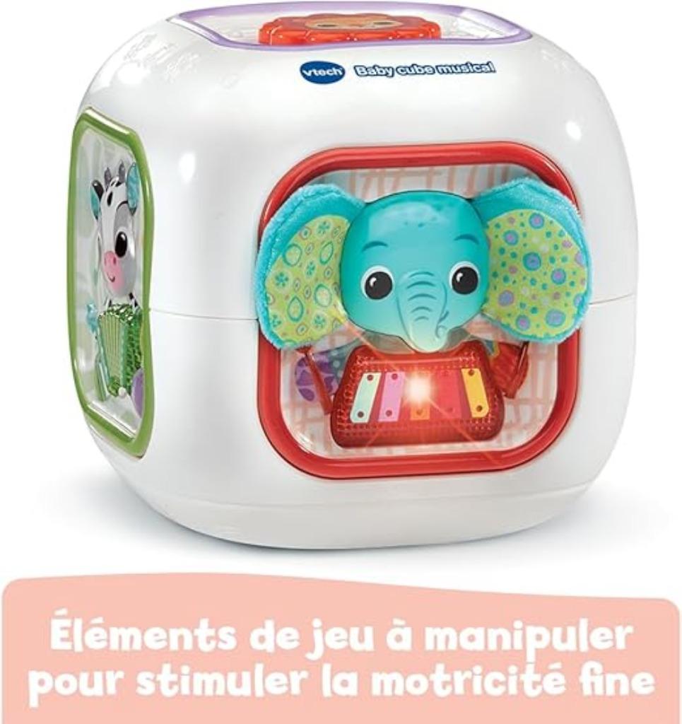 VTech Baby Cube avec musique, livraison gratuite interactive, Neuf, -, -, VTECH