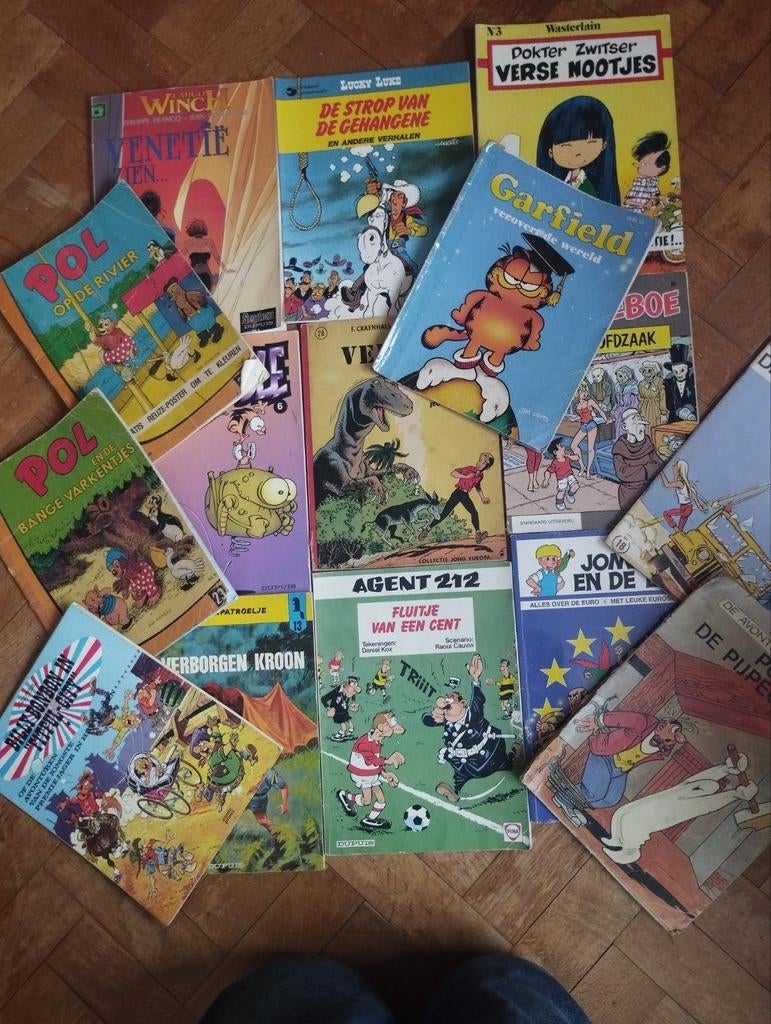 Set van 15 strips in het Nederlands, Ophalen of Verzenden, Zo goed als nieuw