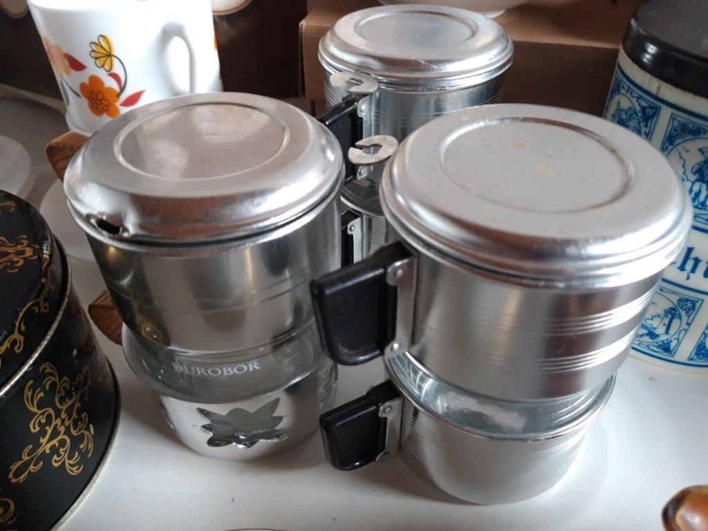 3 oude koffiefilter tassen, Antiek en Kunst, Ophalen