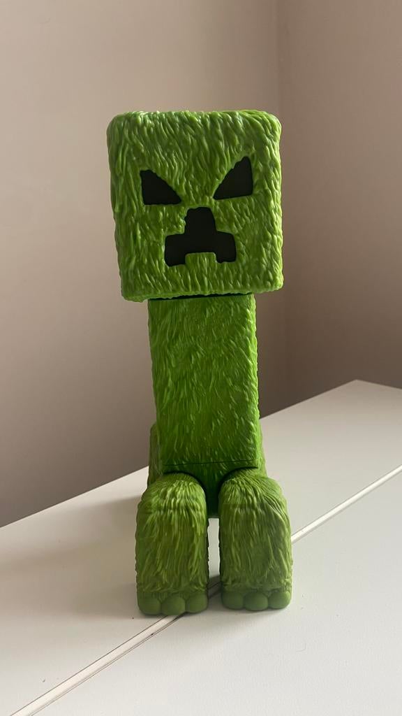 Minecraft Creeper figuur groot formaat MATTEL, Verzamelen, Ophalen of Verzenden, Zo goed als nieuw