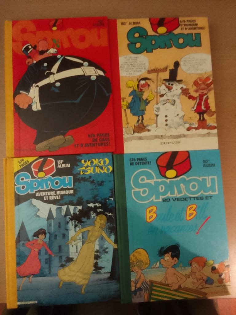 Albums SPIROU 166 - 167 - 168  BE 1983 1984, Livres, Enlèvement ou Envoi, Utilisé