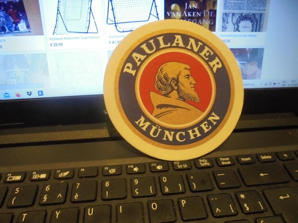 Paulaner Munchen, Verzamelen, Biermerken, Ophalen of Verzenden, Zo goed als nieuw, Viltje(s)